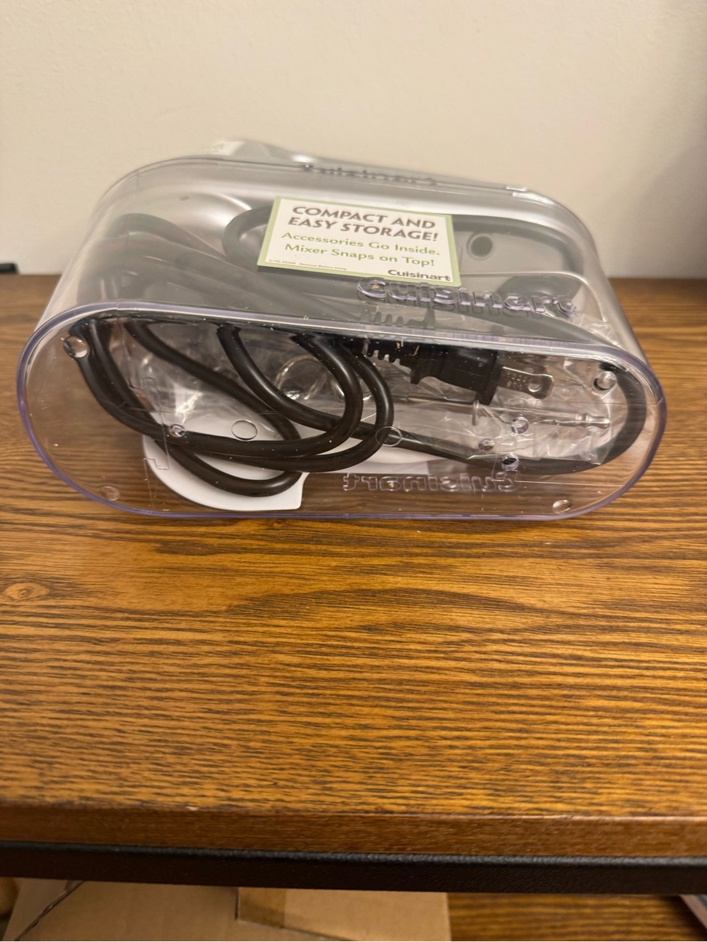 Cuisinart Power Advantage PLUS 9-Speed Hand Mixer Storage Case HM-90S NWOT - Picture 8 of 12